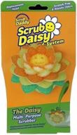 scrub daddy scrub daisy replacement head - the ultimate multi-purpose dishwand: non-toxic, deep cleaning, versatile, scratch free, dishwasher safe, stain and odor resistant, 1p logo