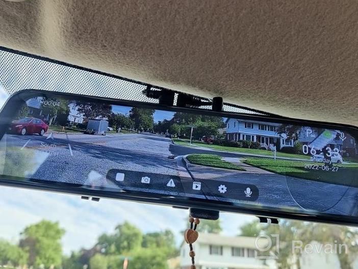 img 1 attached to Drive With Confidence: WOLFBOX Rear View Mirror Camera With Front And Rear 4K+2.5K, Full Touch Screen, Night Vision, And Parking Assist review by Roshan Schram