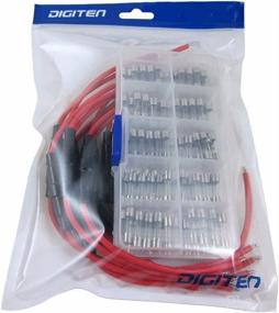 img 2 attached to 🔌 Inline Screw Type AGC Fuse Holder with 16 AWG Wire and 5x20mm Fast-blow Glass Fuses Kit – Quick Blow Car Glass Tube Fuses Assorted Amps by DIGITEN