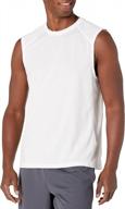 hanes sport performance muscle black men's activewear and tank tops logo