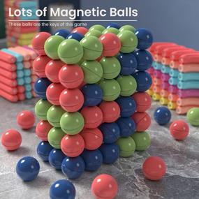 img 2 attached to Discover Endless Possibilities With BAKAM Magnetic Building Blocks - Perfect STEM Toy For Kids Ages 4-8