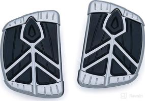 img 3 attached to 🛵 Kuryakyn 5652 Chrome Spear Mini Board Floorboards for Motorcycles - 1 Pair