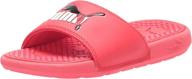 shop the trendy puma slide sandal peony for unisex boys' at sandals логотип