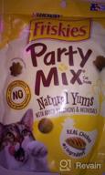 img 1 attached to Purina Friskies Natural Cat Treats, Party Mix Natural Yums With Wild Tuna - (6) 6 Oz. Pouches review by Jen Smith