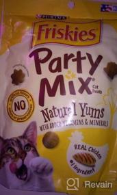 img 6 attached to Purina Friskies Natural Cat Treats, Party Mix Natural Yums With Wild Tuna - (6) 6 Oz. Pouches