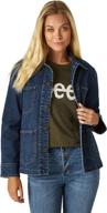 lee womens chore jacket olive women's clothing : coats, jackets & vests logo