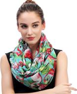 lina lily flamingo lightweight background women's accessories in scarves & wraps логотип