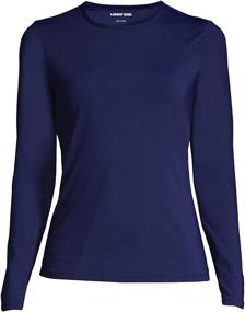 img 1 attached to Lands End Womens Sleeve Guard Women's Clothing ~ Swimsuits & Cover Ups