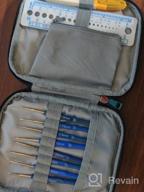 img 1 attached to 47Pcs Looen Crochet Hooks Set With Storage Case - Ergonomic Comfort Grip Rubbery Handle Yarn Needles Coloured Aluminum DIY Craft Handmake Kit review by Nathan Guzman