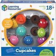 🧁 enhance shape recognition with learning resources smart snacks shape sorting cupcakes logo