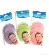 🧽 three-pack microfiber facial scrubbers for superior exfoliation and skin care logo