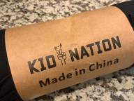 img 1 attached to Kid Nation Kids' Tagless Long Sleeve V 👕 Neck T-Shirts 4-12 Years - 2 Packs and 3 Packs review by Luckie Coonrod