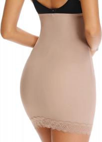 img 3 attached to Women'S Seamless Slimming Full Slip Dress Undergarment Shapewear For Dresses