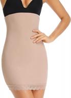 women's seamless slimming full slip dress undergarment shapewear for dresses логотип