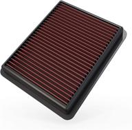 🚀 enhance your mazda's performance with k&amp;n engine air filter: high performance, premium, washable replacement filter - compatible with 2012-2019 mazda l4 (cx-5, cx-9, 6, 2, atenza, axela, 33-3024) логотип