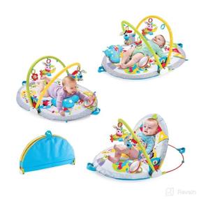 img 4 attached to 👶 Yookidoo Baby Play Gym: Transformative 3-in-1 Activity Center for Newborns - Lay to Sit-Up Play Mat, Perfect for 0-12 Months!