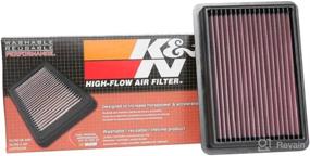 img 4 attached to 🔧 K&N Engine Air Filter: High Performance, Premium, Washable Replacement for 2019-2020 MAZDA 3/CX-30: Compatible with Models 33-5096