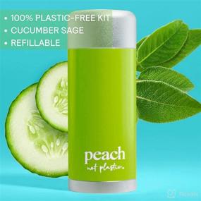 img 3 attached to 🍑 Ultra-Refreshing Peach Plastic Refillable Aluminum-Free Personal Care: Unbeatable Protection