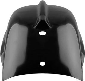 img 1 attached to 🏍️ Custom Black Rear Fender Mudguard for Honda Shadow & Yamaha V Star Motorcycle Cruiser Chopper Bobber Café Racer