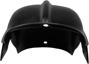 img 3 attached to 🏍️ Custom Black Rear Fender Mudguard for Honda Shadow & Yamaha V Star Motorcycle Cruiser Chopper Bobber Café Racer