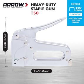 img 2 attached to 🔨 Arrow T50 Heavy Duty Staple Gun: The Ultimate Stapler for Upholstery, Woodwork, Crafts, DIY and Pros!