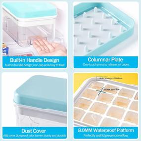 Next Level Home Ice Cube Tray - Ice Tray & Ice Cube Trays for Freezer with  Lid and Bin - Sphere Ice Mold - Round Ice Cube Maker - Ice Molds Box