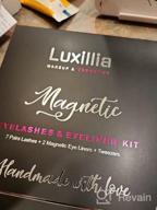 img 1 attached to Luxillia (Clear + Black) Magnetic Eyeliner With Eyelashes Kit - Free Applicator Tool, 8D Most Natural Look Eyelash No Magnets Needed - Best Reusable False Eye Lash, Waterproof Liner Pen And Lashes review by John Baker