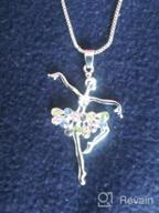 img 1 attached to Little Girl Necklace - Ballet Dancer Recital Gift - Ballerina Dance Necklaces review by Amanda Mason