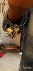 img 7 attached to Изысканные браслеты с подвесками в виде слонов: идеальные подарки для женщин и девочек - Ursteel Jewelry