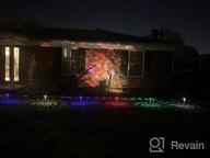 img 1 attached to Outdoor Christmas Light Projector - 2 In 1 Ocean Wave Snowflake With Remote Control For Holiday Decoration, Waterproof House Lighting. review by John Hattalli