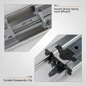 img 2 attached to 6 Pair 14 Inch Soft Close Drawer Slides - LONTAN 4502S3-14 Full Extension 100 LB Heavy Duty Bottom Mount Runners