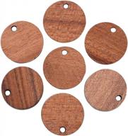 50pcs 15.5x2.5mm unfinished blank wooden flat round charms pendants for diy jewelry making by danlingjewelry logo