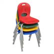 colorful 12" preschool chairs for structured learning: sprogs lnt-112-csw-as (pack of 4) logo
