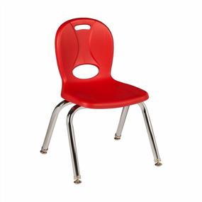 img 1 attached to Colorful 12" Preschool Chairs For Structured Learning: Sprogs LNT-112-CSW-AS (Pack Of 4)