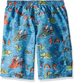 img 1 attached to Hatley Board Shorts White Sharks Boys' Clothing - Swim