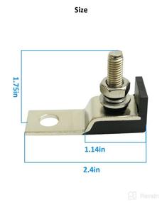 img 2 attached to ⚡️ MRBF Terminal Fuse Block with Included Fuse - Compact Marine Rated Battery Fuse, 58V 200A