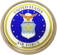 🦅 enhance your ride with the united states air force eagle chrome auto emblem logo