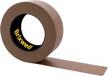 2 rolls usa-made brown paper packing tape 2 inch x 60 yard - brixwell flatback logo