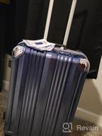 img 1 attached to Travel In Style And Security With Coolife Aluminium Frame Suitcase - Sizes 20In, 24In, And 28In (Sliver, M(24In)) review by Kristi Washington