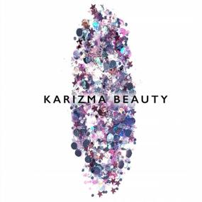 img 3 attached to Unleash Your Inner Unicorn With KARIZMA'S Chunky Holographic Glitter Set - Perfect For Festivals, Raves And Makeup Artistry!