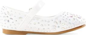 img 1 attached to DREAM PAIRS Rhinestone Embelishment Throughout Girls' Shoes ~ Flats