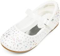 dream pairs rhinestone embelishment throughout girls' shoes ~ flats логотип