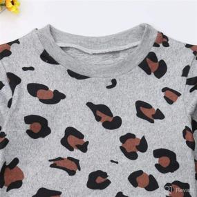 img 1 attached to Outfits Leopard Matching Clothes T Shirt Apparel & Accessories Baby Boys