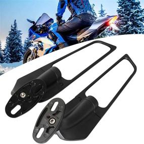 img 4 attached to Motorcycle Signal Rearview Mirrors CBR250R