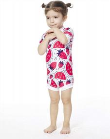 img 2 attached to UPF 50+ Sun Protection BONVERANO Baby Boys Swimsuit - YKK-Button Zipper One Piece Toddler Bathing Suit