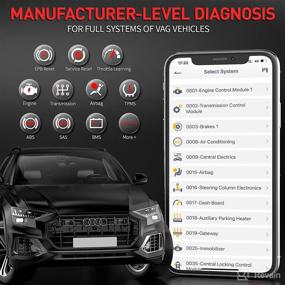 img 3 attached to 🔍 ANCEL BD500 All System Bluetooth 5.0 OBD2 Scanner: VW Audi Seat Skoda Car Code Reader with EPB Reset, Throttle Learning & Diagnostic Scan Tool for iPhone, iPad & Android