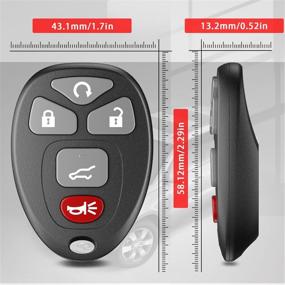 img 3 attached to Replacement Keyless Vehicles Buttons Self Programming Pack