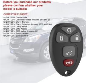 img 2 attached to Replacement Keyless Vehicles Buttons Self Programming Pack