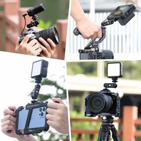 img 3 attached to Enhance Your DSLR Video Shooting With 1/4" Dual Ball Mount Magic Arm Monitor Mount - 2 Packs