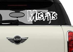 img 4 attached to 🚗 White Bands Automotive Decal/Bumper Sticker for Misfits